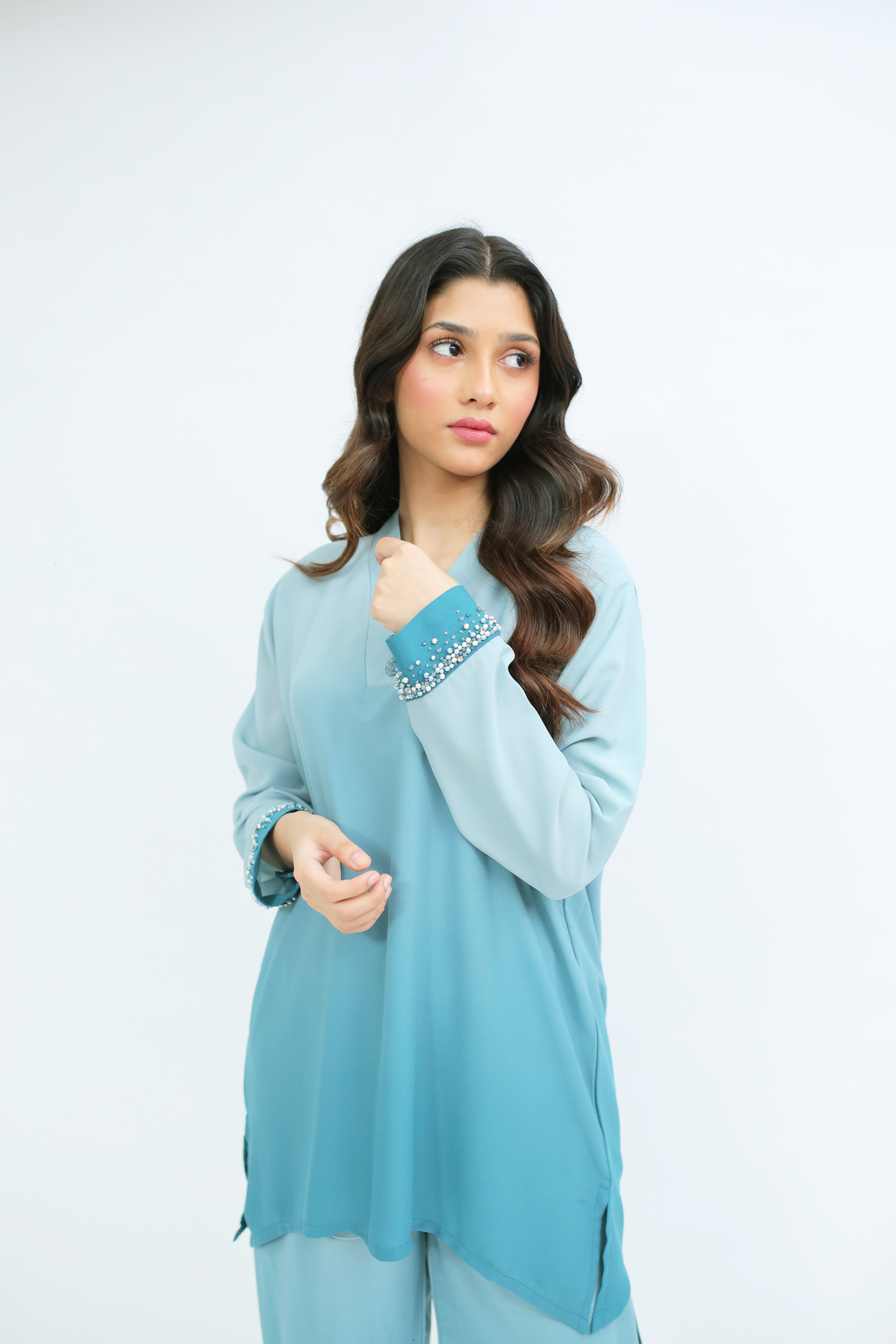 Coord Set - Ombré Teal